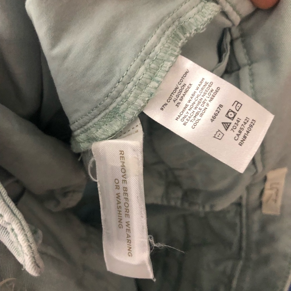 Loft light green raw hem skinny jean I2 - Picture 2 of 8